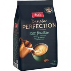 Melitta Barista Perfection 100% Brasilien, Ganze Kaffee-Bohnen 750g, ungemahlen, Single-Origin-Kaffee, 100% Arabica-Bohnen, langsame Trommelröstung, Crema Forte, Stärke 4