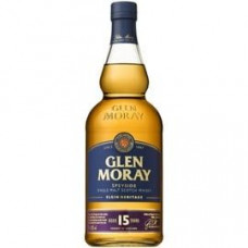 Glen Moray 15 Years Old Speyside Single Malt Scotch 40% vol 0,7 l