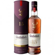 Glenfiddich 15 Years Old Single Malt Scotch Solera Reserve 40% vol 0,7 l Geschenkbox