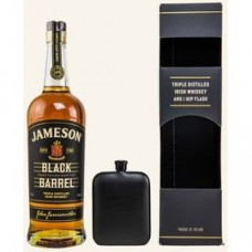 Jameson Black Barrel Geschenkset Flachmann