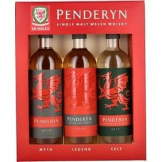 Penderyn Trio Dragon Range Single Malt Welsh Whisky Set